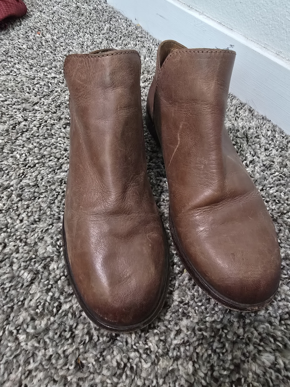 Frye Men's Cognac Leather Boots